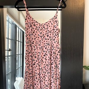 Pink leopard Dress from Lulu’s